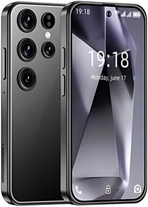 S25 Ultra Mini Mobile, Small Finger Size Smartphone, 4 inch size, 8 GB RAM, 512 ROM, Small Pocket Size Phone, Triple HD+ Dynamic AMOLED Super Speed Dual Pixel 50MP, Black