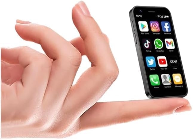 S25 Ultra Mini Mobile, Small Finger Size Smartphone, 4 inch size, 8 GB RAM, 512 ROM, Small Pocket Size Phone, Triple HD+ Dynamic AMOLED Super Speed Dual Pixel 50MP, Black - Image 2