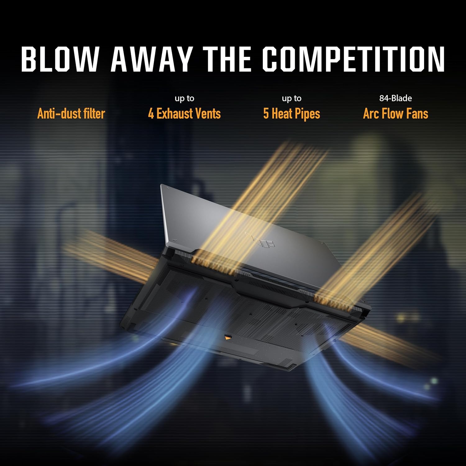 ASUS TUF Gaming F16 Gaming Laptop, 16" FHD+ 144Hz IPS-Level 16:10 Display, Intel® Core™ 5 210H, NVIDIA® GeForce RTX™ 4050, 16GB DDR5, 512GB PCIe Gen4 SSD, Wi-Fi 6, Windows 11 Home - Image 7