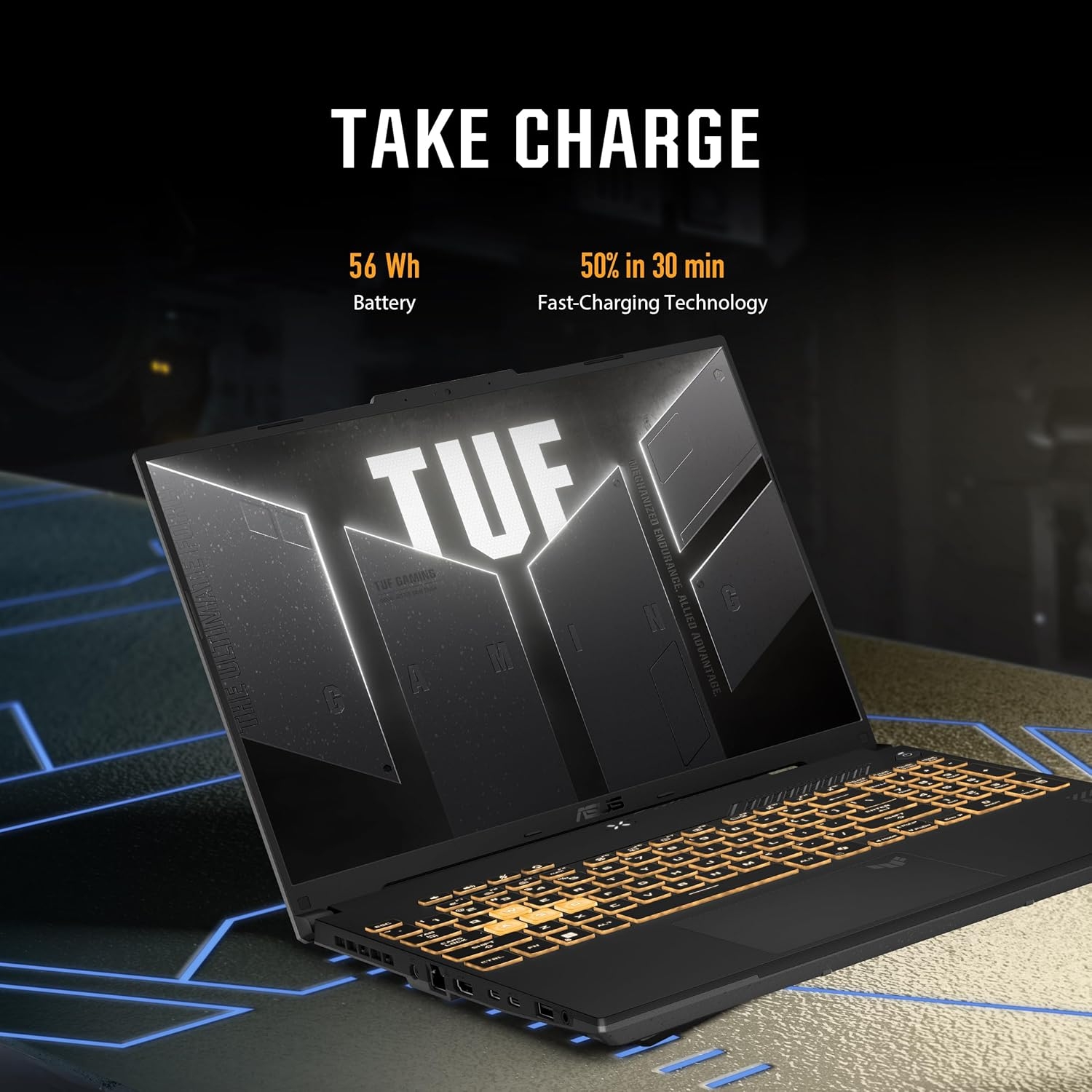 ASUS TUF Gaming F16 Gaming Laptop, 16" FHD+ 144Hz IPS-Level 16:10 Display, Intel® Core™ 5 210H, NVIDIA® GeForce RTX™ 4050, 16GB DDR5, 512GB PCIe Gen4 SSD, Wi-Fi 6, Windows 11 Home - Image 8