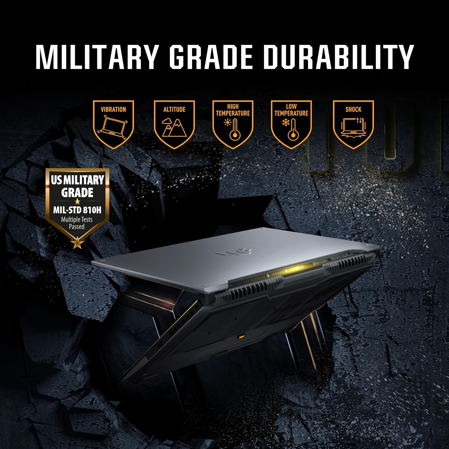 ASUS TUF Gaming F16 Gaming Laptop, 16" FHD+ 144Hz IPS-Level 16:10 Display, Intel® Core™ 5 210H, NVIDIA® GeForce RTX™ 4050, 16GB DDR5, 512GB PCIe Gen4 SSD, Wi-Fi 6, Windows 11 Home - Image 9