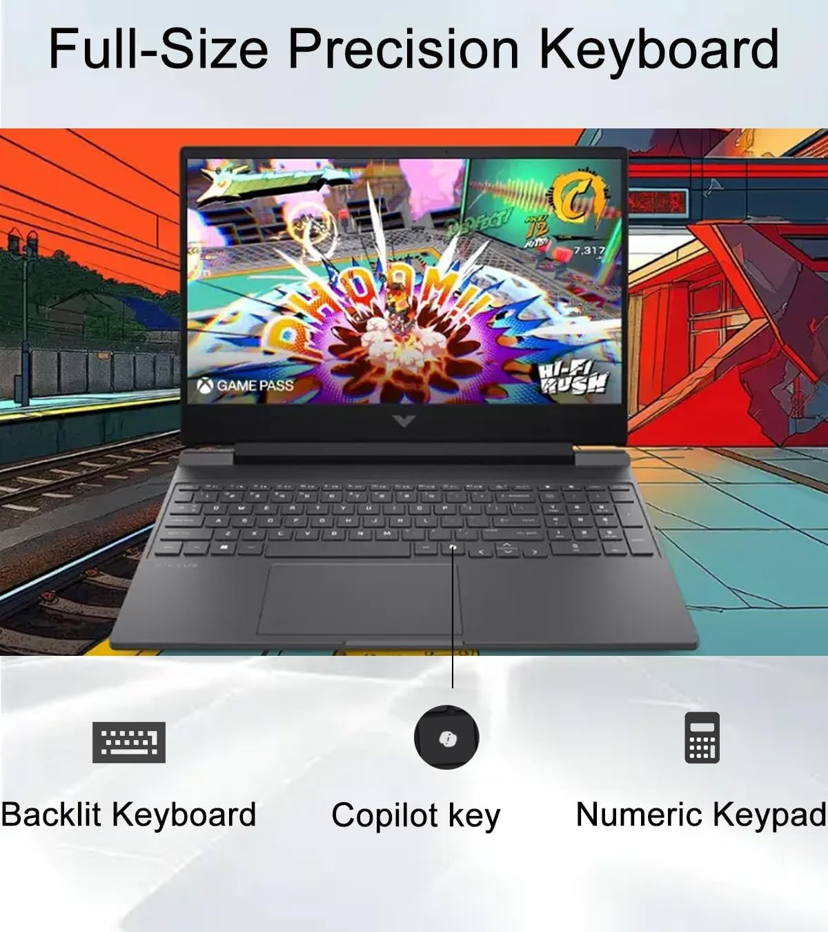HP Victus 15 15.6" Gaming Laptop, FHD 144Hz, NVIDIA RTX 4050 6GB, AMD Ryzen 7 7445HS, 16GB DDR5 RAM, 512GB SSD, 6 Core ( Intel i7-13700H), Backlit Keyboard, Ethernet - Image 11