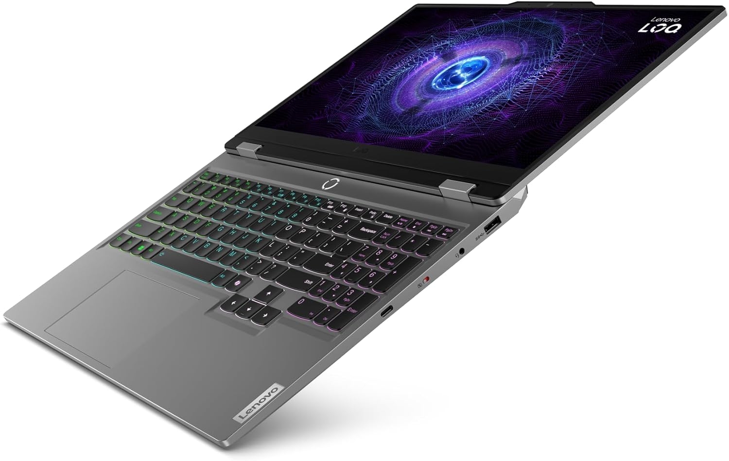 Lenovo (Upgraded) LOQ 15IAX9 Gaming Laptop, 15.6" FHD 144Hz Display, Intel Core i5-12600HX, 12GB DDR5 RAM, 512GB SSD, NVIDIA GeForce RTX 3050 6GB, Backlit ENG Keyboard, Luna Grey - Image 4