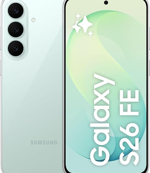 Samsung Galaxy S26 FE, Pistachio, 256GB, AI photo editor, 50MP camera, Photo Assist, Super Steady Video, 4900 mAh battery, 8GB memory, TDRA Approved, 1 Year Manufacturer Warranty (UAE Version)